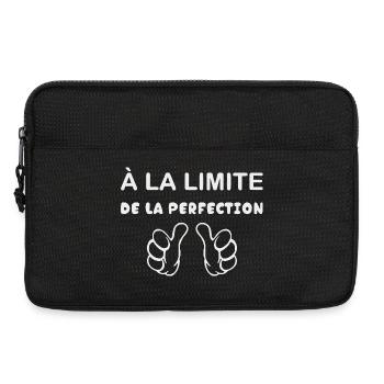 Am Rande der Perfektion Sarkastischer Humor - Laptoptasche 13" - Schwarz - Vorne