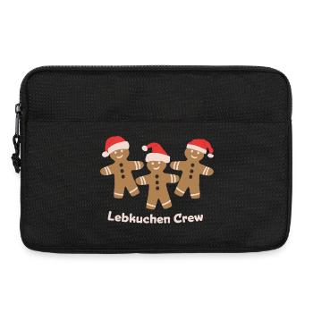 Boulangerie de Noël Gingerbread Crew - Sacoche pour ordinateur portable 13 pouces - noir - Devant