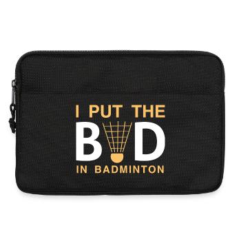 Badminton - Laptop bag 13" - black - Front