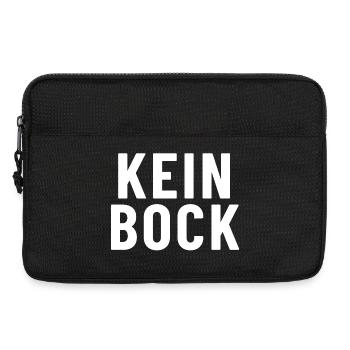 Kein Bock - Laptoptasche 13" - Schwarz - Vorne