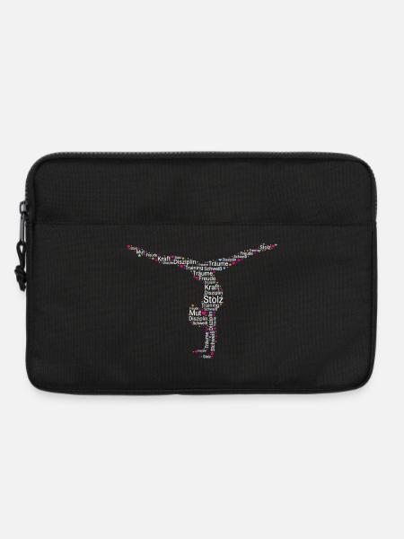 Turnen Geschenk für Turnerin - Lustig - Laptoptasche 13" - Schwarz