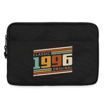Original 1996 Vintage Vintage Anniversaire Rétro - Sacoche pour ordinateur portable 13 pouces - noir - Devant