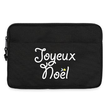 Joyeux Noël - Sacoche pour ordinateur portable 13 pouces - noir - Devant