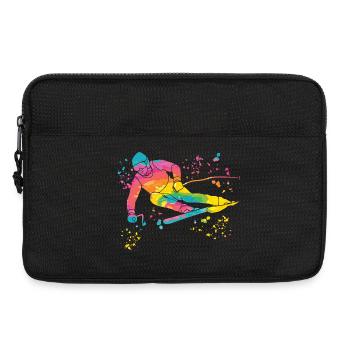 Ski alpin Sports d’hiver Ski nordique - Sacoche pour ordinateur portable 13 pouces - noir - Devant