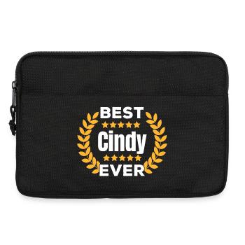 Best Cindy Ever Legend Name Gift - Laptop bag 13" - black - Front