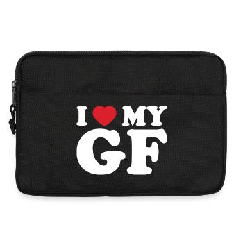 I Heart MY GE - Sacoche pour ordinateur portable 13 pouces - noir - Devant