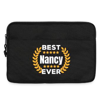 Best Nancy Ever Legend Name Gift - Laptop bag 13" - black - Front
