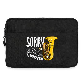 Vintage Euphonium Player - Laptop bag 13" - black - Front