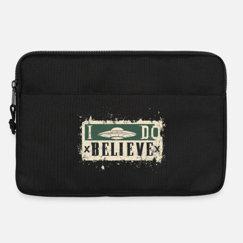 Ich glaube an UFOs - Laptoptasche 13" - Schwarz