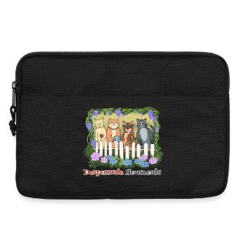 Despurrate Hauskatzen - Laptoptasche 13" - Schwarz - Vorne