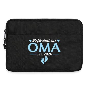 Befördert zur Oma 2026 Babyparty - Laptoptasche 13" - Schwarz - Vorne