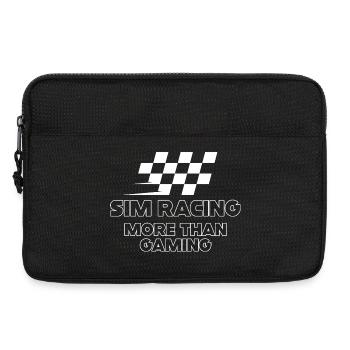 Sim Racing Flag: Mehr als nur Gaming - Laptoptasche 13" - Schwarz - Vorne