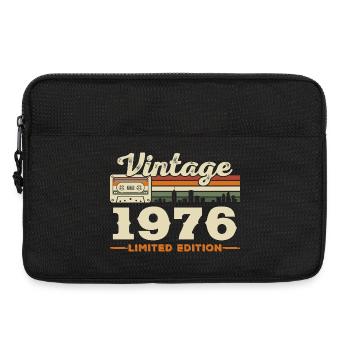 1976 Vintage Retro Geburtstagsgeschenk - Laptoptasche 13" - Schwarz - Vorne