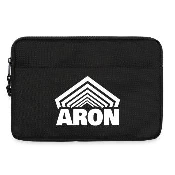 Prénom Aron - Sacoche pour ordinateur portable 13 pouces - noir - Devant