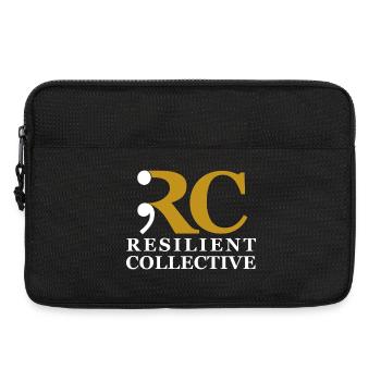 Widerstandsfähiges Kollektiv-Emblem - Laptoptasche 13" - Schwarz - Vorne