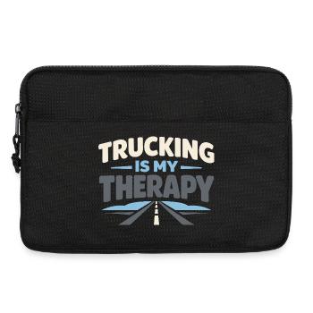 Trucking Therapy Road est mon camionneur de thérapie - Sacoche pour ordinateur portable 13 pouces - noir - Devant