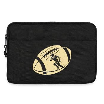 American Football Rugby - Laptoptasche 13" - Schwarz - Vorne