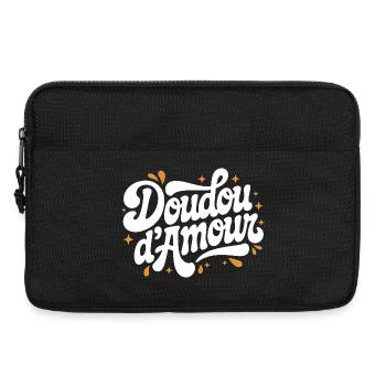 Doudou d’Amour - Sacoche pour ordinateur portable 13 pouces - noir - Devant