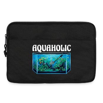 Aquarium Aquaholic Fish Tank Lover - Laptop bag 13" - black - Front