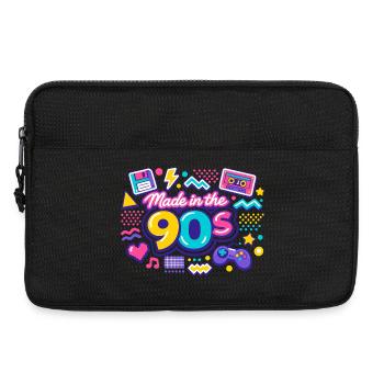Fabriqué dans les années 90 - Sacoche pour ordinateur portable 13 pouces - noir - Devant