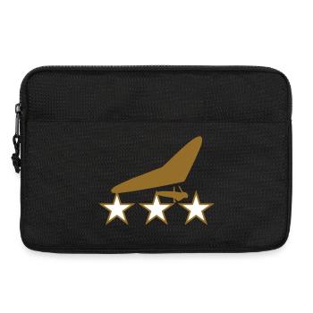 Insigne Deltaplane Or et Étoiles - Sacoche pour ordinateur portable 13 pouces - noir - Devant