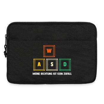 Zocken Computerspieler Zocker Gaming Gamer - Laptoptasche 13" - Schwarz - Vorne