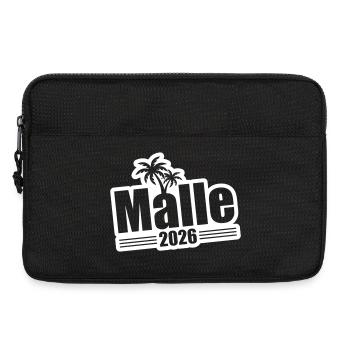 Malle 2026 Palmen - Laptoptasche 13" - Schwarz - Vorne