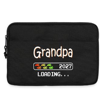 Futur grand-père en 2027 qui embarque son futur grand-père - Sacoche pour ordinateur portable 13 pouces - noir - Devant