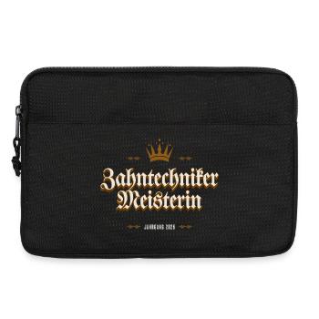 Zahntechnikermeister 2026 T-Shirt - Laptoptasche 13" - Schwarz - Vorne