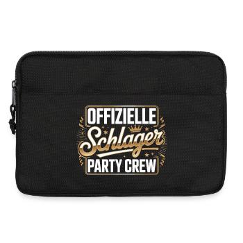Schlager Party Crew Mallorca Festival JGA Malle - Laptoptasche 13" - Schwarz - Vorne