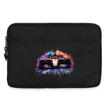 F1 Formula  One Racing Car Painting Print - Laptoptasche 13" - Schwarz - Vorne