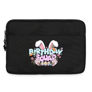 Birthday Squad Happy Easter Sunday Rabbit Bunny - Laptop bag 13" - black - Front