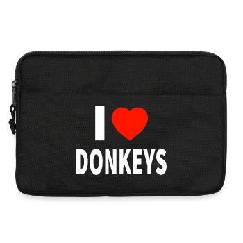 donkey - Laptop bag 13" - black - Front
