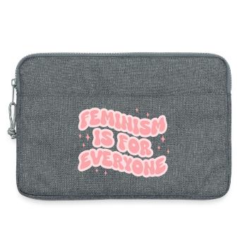 Feminism Is For Everyone - Laptop bag 13" - heather grey - Front