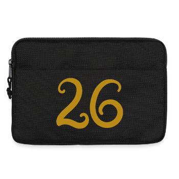26 - Laptoptasche 13" - Schwarz - Vorne