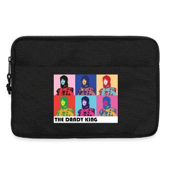 Dandy King Pop Art Portrait - Sacoche pour ordinateur portable 13 pouces - noir - Devant