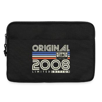 2008 Vintage Vintage Retro Birthday Gift - Laptop bag 13" - black - Front