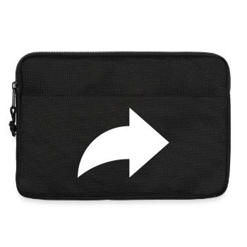 Pfeil, share - Laptop bag 13" - black - Front