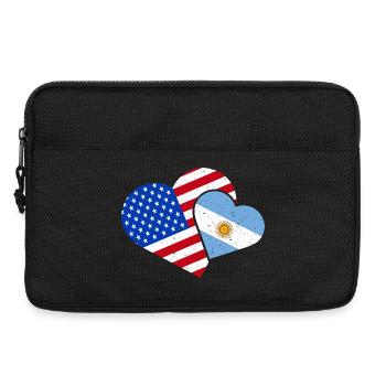 Argentinien Amerika Argentinisch Amerikanisch USA - Laptoptasche 13" - Schwarz - Vorne