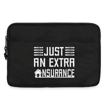 Un costume d’agent d’assurance n’a qu’un supplément de Medicare - Sacoche pour ordinateur portable 13 pouces - noir - Devant