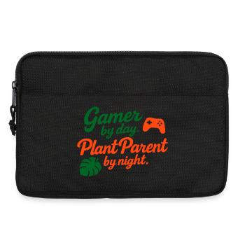 Gamer by Day Plant Parent by Night Shirt - Laptop bag 13" - black - Front