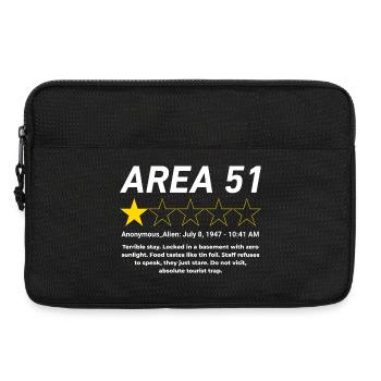 Area 51 Review One Star Alien Design - Laptoptasche 13" - Schwarz - Vorne