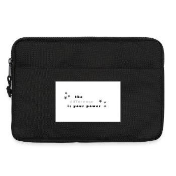difference - Laptoptasche 13" - Schwarz - Vorne