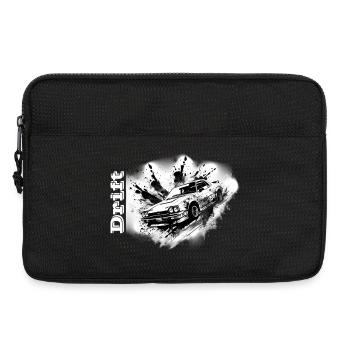 Drifter weiß - Laptoptasche 13" - Schwarz - Vorne