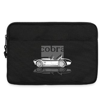 Shelby Cobra V8 Muscle Car Logo Illustration icône - Sacoche pour ordinateur portable 13 pouces - noir - Devant