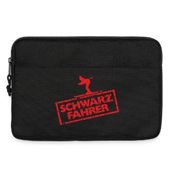Schwarze Piste Schwarzfahrer Skifahrer Skifahren - Laptoptasche 13" - Schwarz - Vorne
