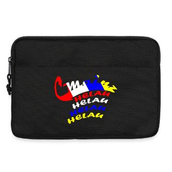 Helau Carnival Design - Laptop bag 13" - black - Front