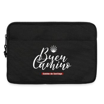 Buen Camino Jakobsweg Camino de Santiago - Laptoptasche 13" - Schwarz - Vorne