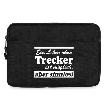 Traktor , Trecker , Landmaschine Leben sinnlos(25) - Laptoptasche 13" - Schwarz - Vorne