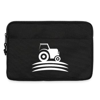 traktor tractor farmer farming lifestyle Symbol - Laptoptasche 13" - Schwarz - Vorne